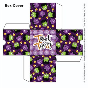 Printable Halloween Explosion Treat Box - Etsy