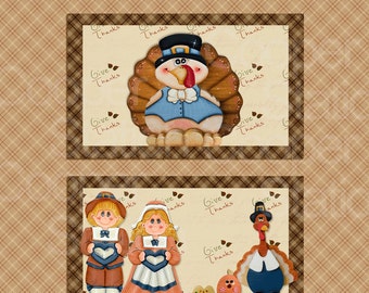 Printable Digital Thanksgiving Bag Toppers Instant Download