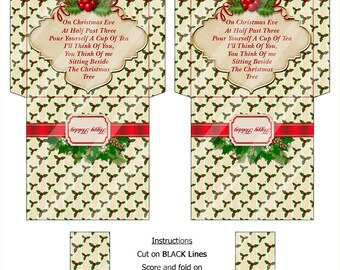 tea bag envelope etsy