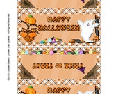 Digital Halloween Bag Topper Ghostie Theme