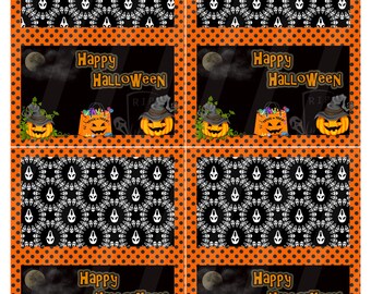 Digital Printable Hot Dog Tray Halloween Hot Dog Tray Cat - Etsy