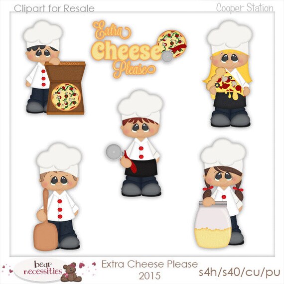 Clipart Cheese Pizza Kids Pizza Kristi W Designs Instant Download Digital Clip  Art 