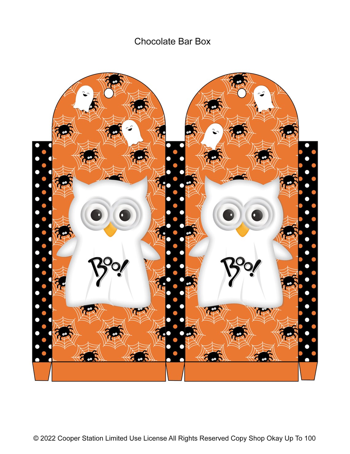 Halloween Digital Printable Hershey Candy Bar Wrapper and Box - Etsy