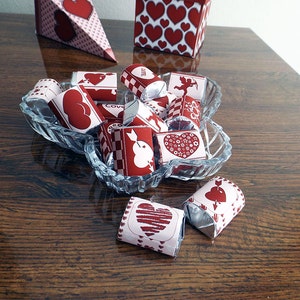 Digital Printable Valentine Hershey Nugget Candy Wrappers - Etsy