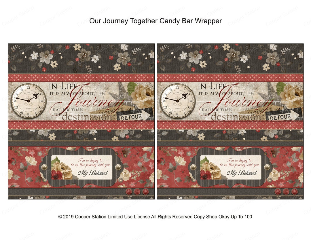 Printable Digital Hershey Candy Bar Wrapper - Fathers Day - Mothers Day ...