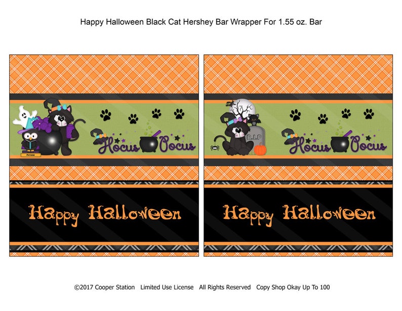 halloween free printable candy hershey bar wrappers templates halloween free printable candy hershey bar wrappers templates