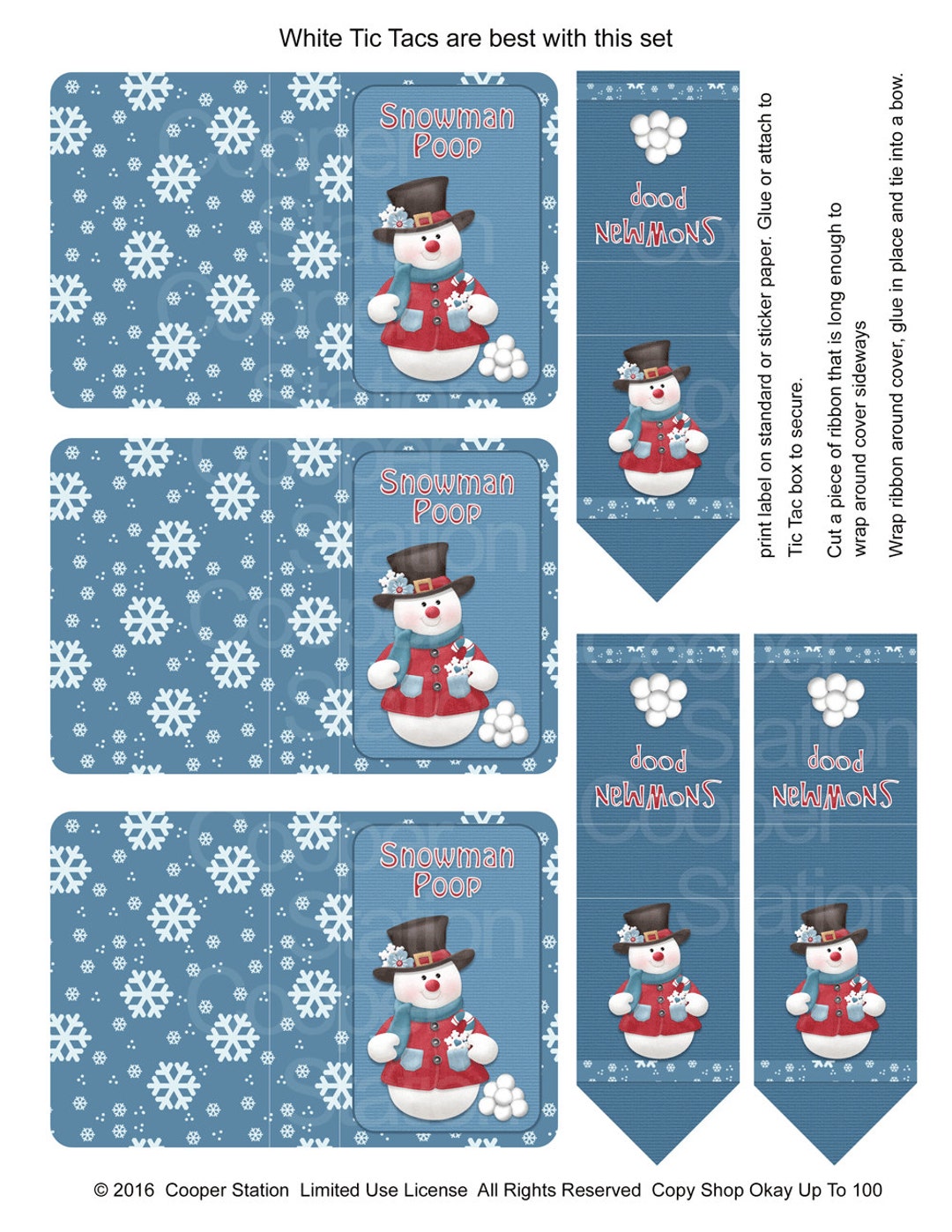 digital-printable-snowman-poop-tic-tac-cover-package-christmas-tic-tac-label-snowman-poop-party-favor-stocking-stuffer-etsy