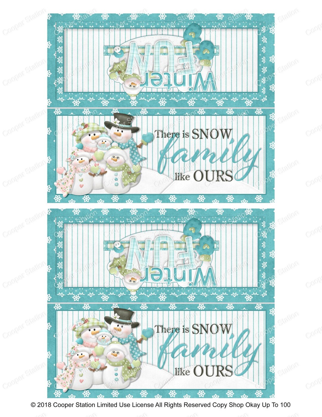 Digital Printable Christmas Bag Topper-treat Bag Toppers-christmas ...