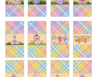 Printable Digital Mini Candy Bar Wrappers For Easter