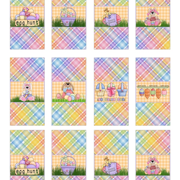 Printable Digital Mini Candy Bar Wrappers For Easter