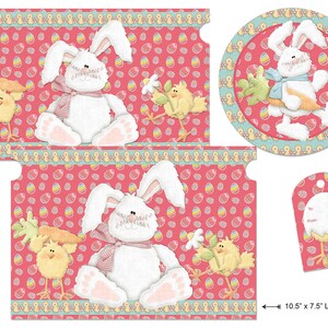 Printable Digital Easter Gallon Size Paint Can Labels and Top And Tag Set