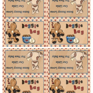 DIY Easter Doggie Bag Digital Topper - Etsy