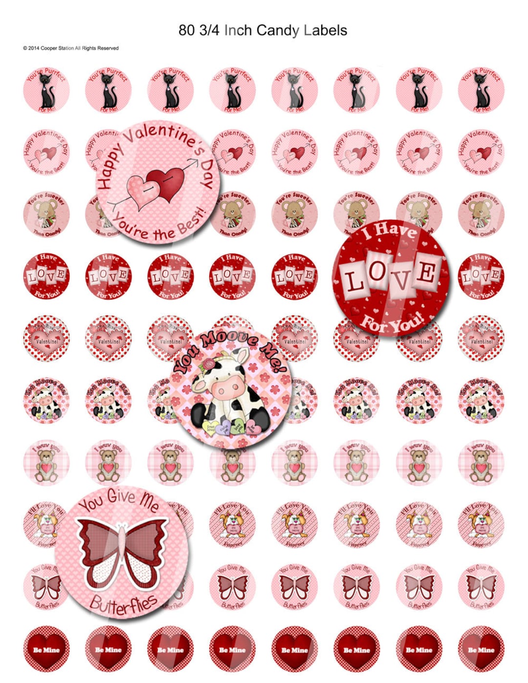 Digital Printable Hershey Kisses Valentine Label Etsy