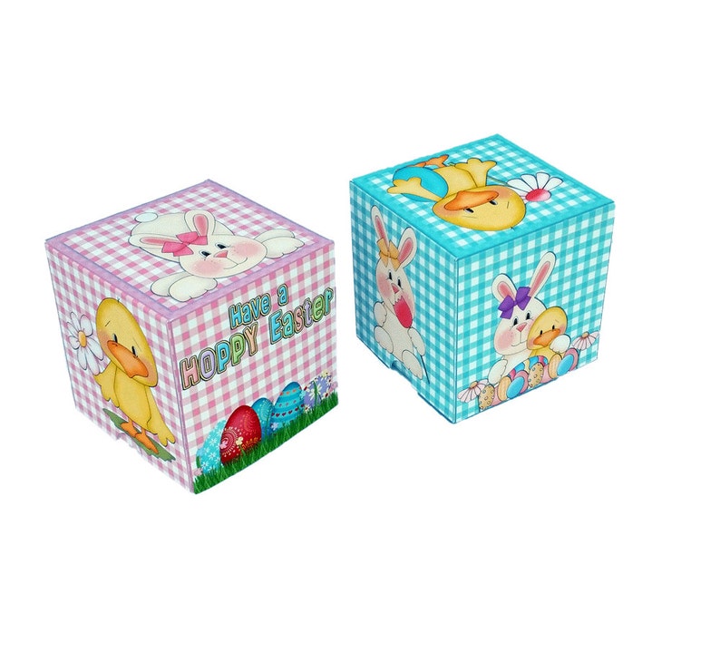 Printable Easter Explosion Treat Box