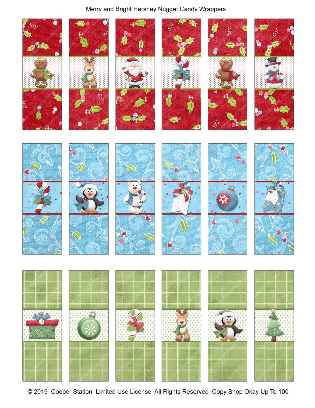 Free Printable Hershey Nuggets Wrappers