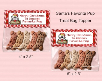 DIY Christmas Gift For Dog Digital Bag Topper BG006