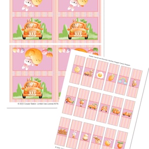 Digital Printable Easter Hershey Nugget Candy Wrappers and Bag Toppers
