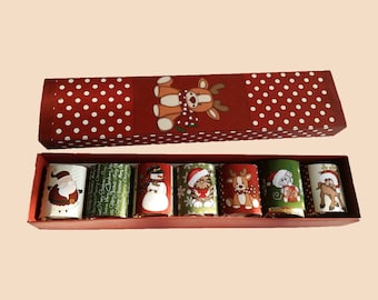 Digital Christmas Slider Gift Box Set for Nugget Candies - Reindeer Theme