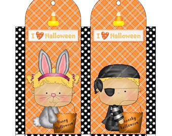 Halloween Digital Printable Hershey Candy Bar Wrapper And Box Set - Candy Bar Set