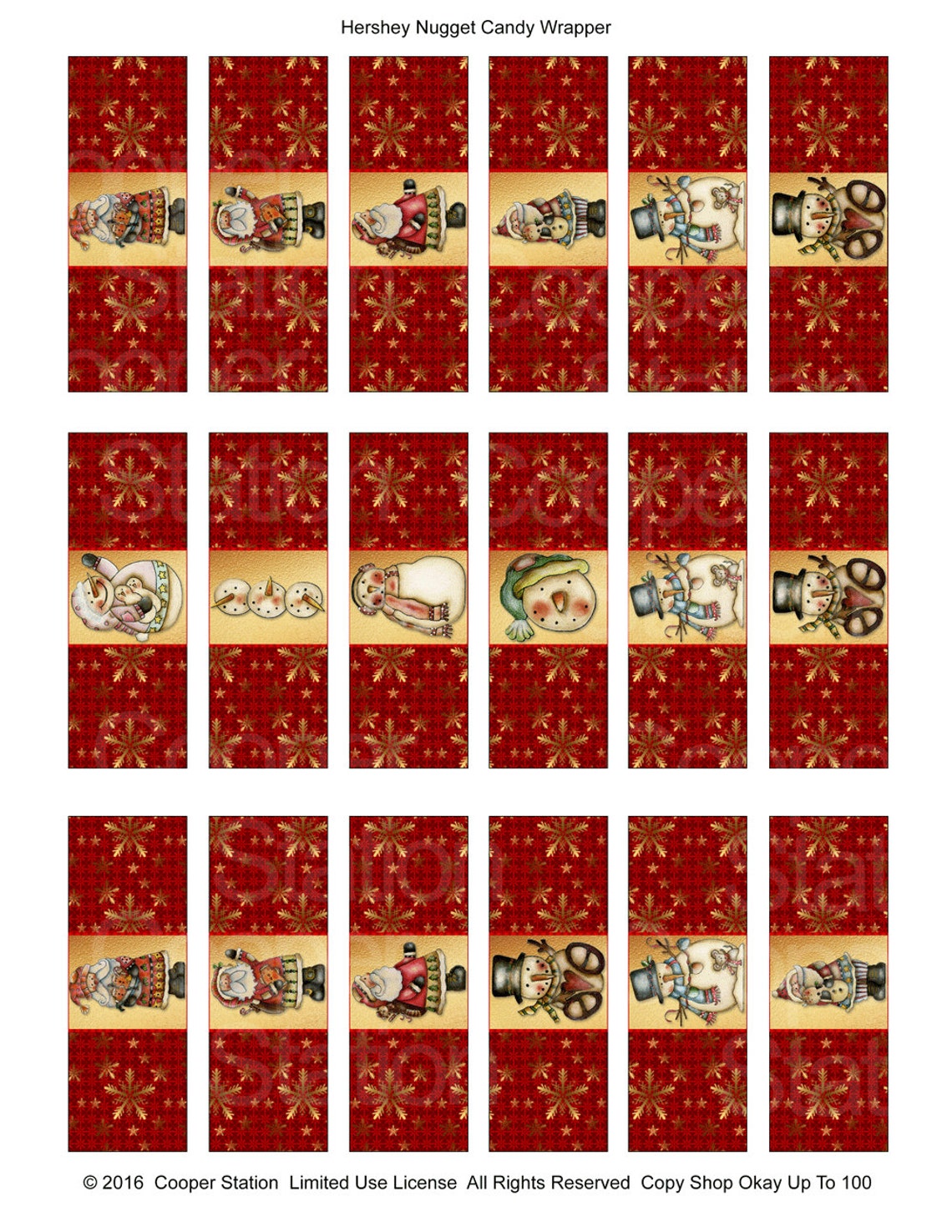 Digital Printable Hershey's Nuggets Candy Wrappers - Etsy