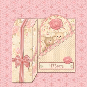 Printable Mother's Day Gift Box Card - Digital