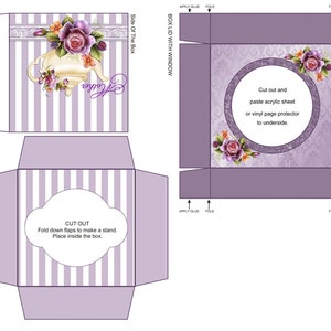 Printable Mother's Day Cupcake Box