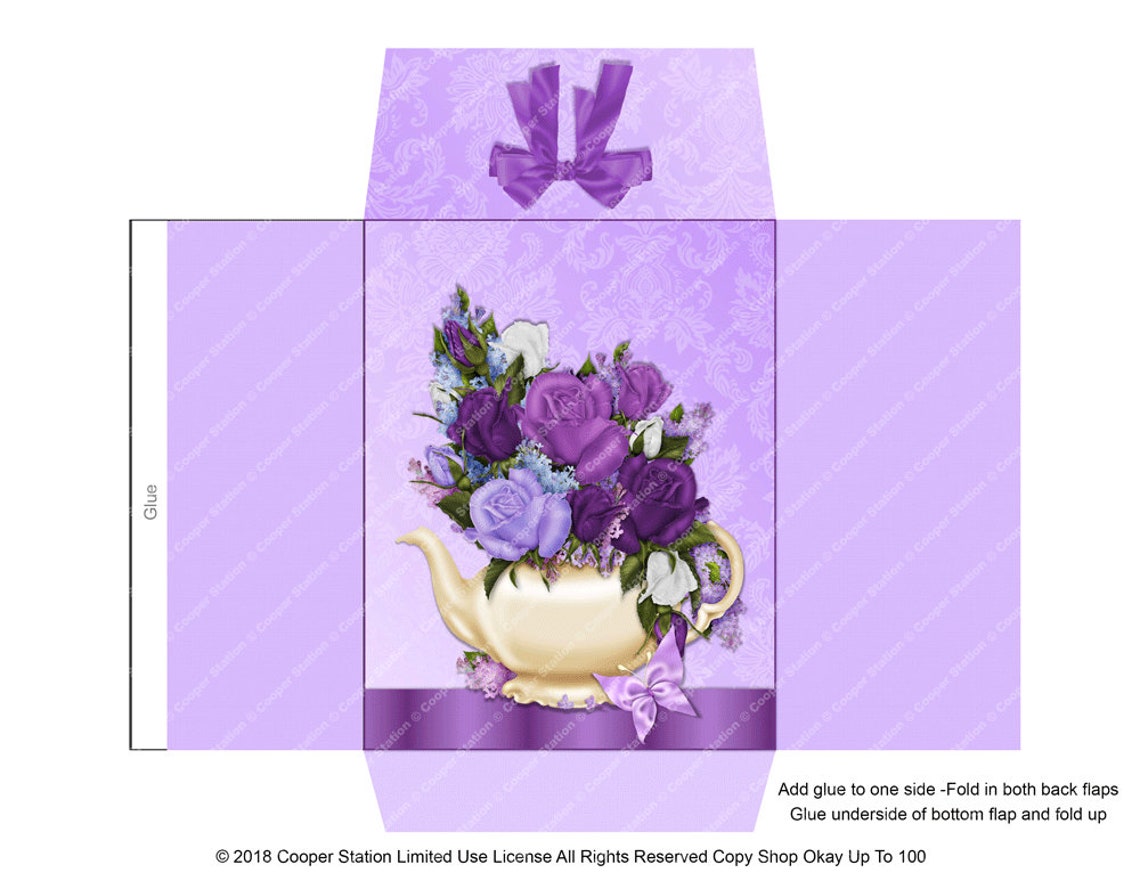 Digital Printable Sachet Envelope Tea Envelope Potpourri | Etsy