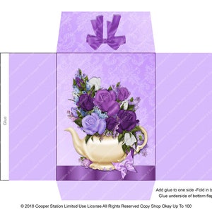 Digital Printable Sachet Envelope - Tea Envelope - Potpourri Envelope ...