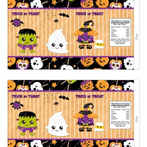 Digital Printable Halloween Juice Box Wrappers - Minute Maid - Juicy ...
