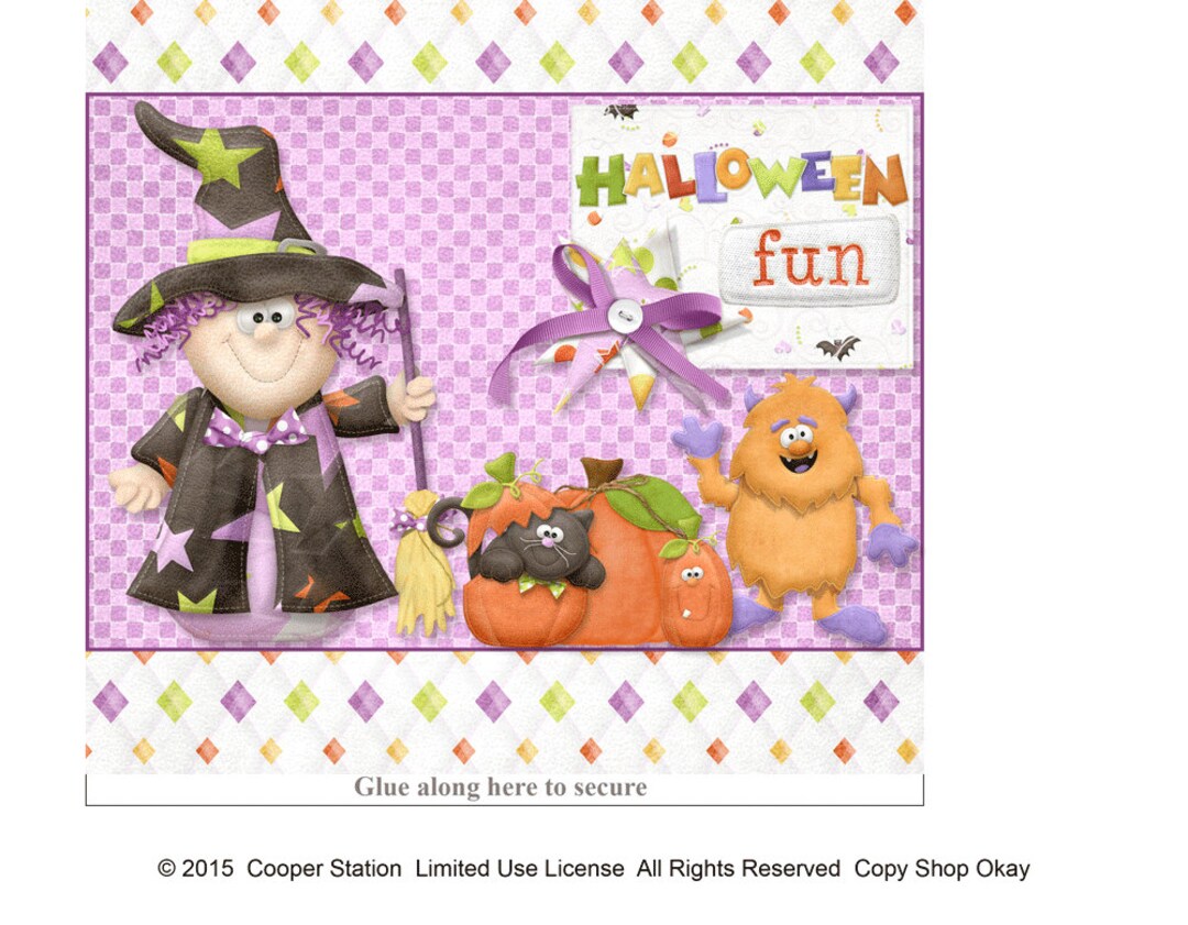 Digital Printable Halloween Popcorn Wrapper 002 Instant Download - Etsy