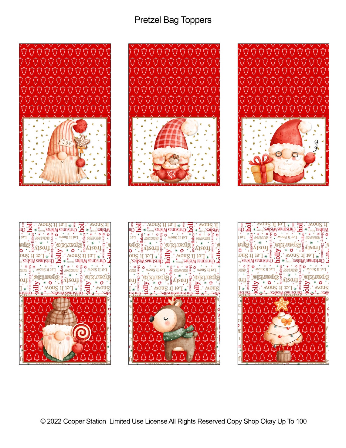Digital Printable Hershey Nugget Holiday Candy Wrapper Set - Etsy