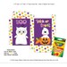 Digital Printable Halloween Crayon Box - Trick or Treat Box - Ghost ...