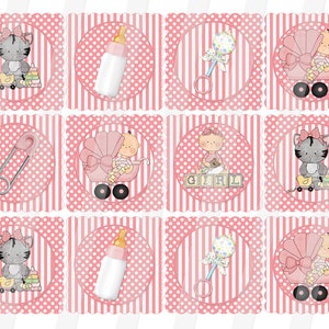 Printable Baby Girl Cupcake Toppers - Etsy