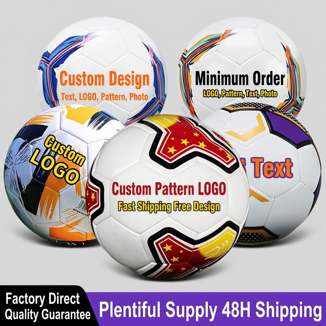 Custom Soccer Ball | Personalized Football With Logo/text/pattern for ...