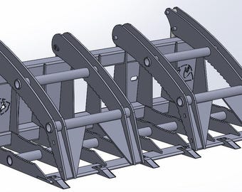 Quick Attach Brush Grapple with Manufacture Ready Files
