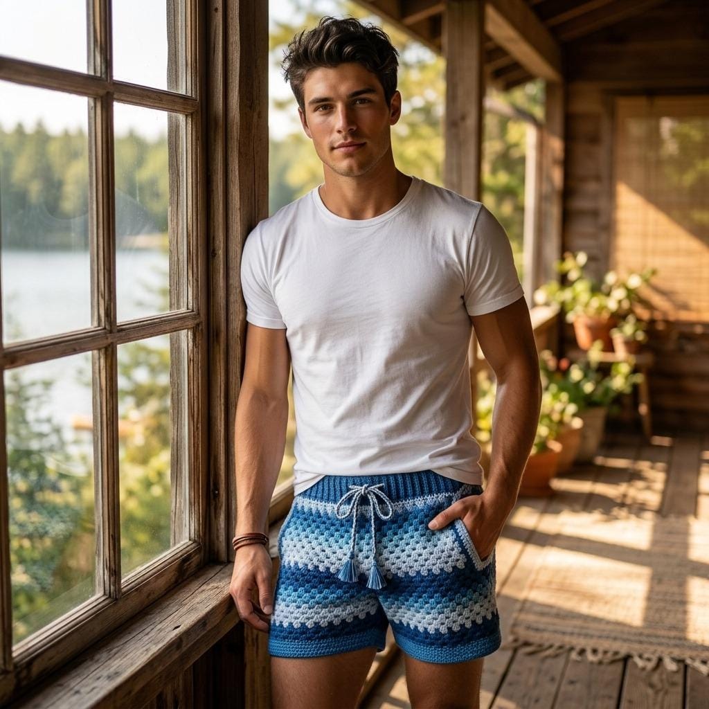 38 Women’s Crochet Shorts Patterns To Make Before Summer Hits 24 Crochet Granny Stitch Shorts