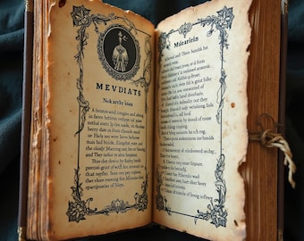 Grimoire, 780 Wiccan Spells Books of Shadows, Witchy Occult Download