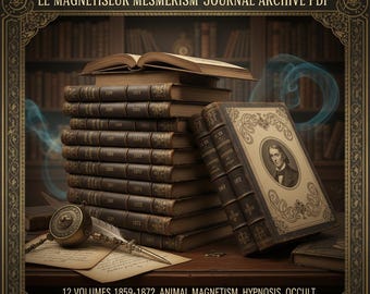 Le Magnétiseur Journal Archive – 12 Volumes Mesmerism, Hypnosis (Digital Download)