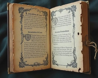 780 Witchcraft Spells Books of Shadows PDF, Wicca Grimoire Printable, Ritual Magic (Digital Download)