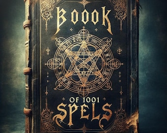1001 Wiccan Spells, Book of Shadows, Witchy Occult Download