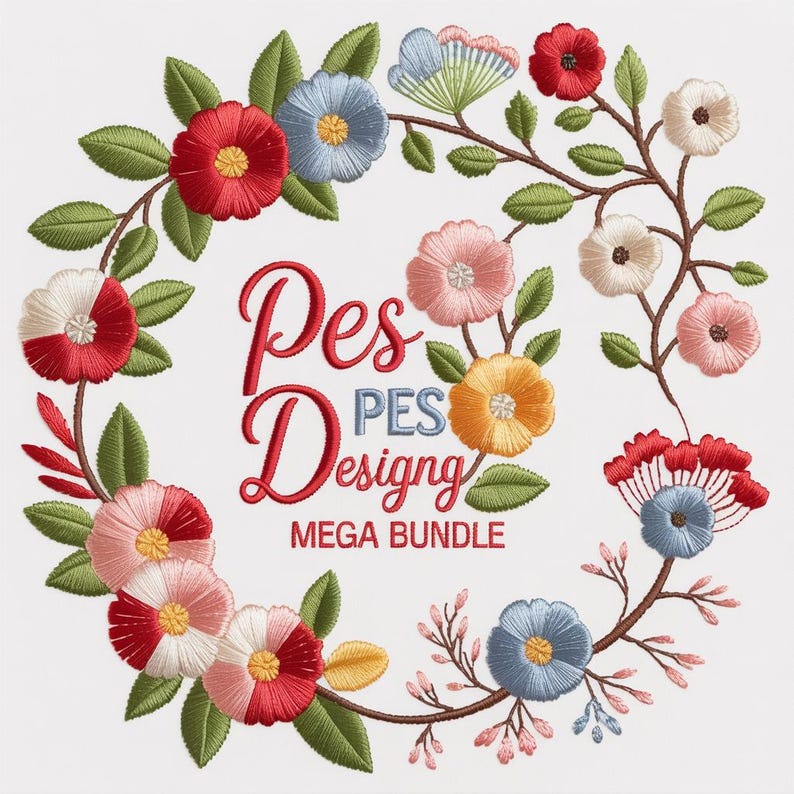 12GB PES Embroidery Bundle (instant Download) Brother, Baby Lock, and ...