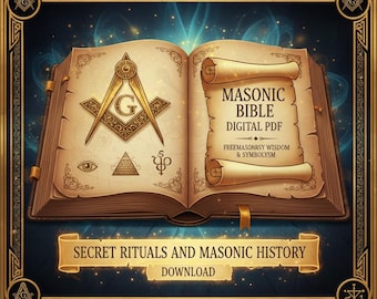 Masonic Bible Digital PDF, Freemasonry Wisdom & Symbolism, Secret Rituals and Masonic History Download