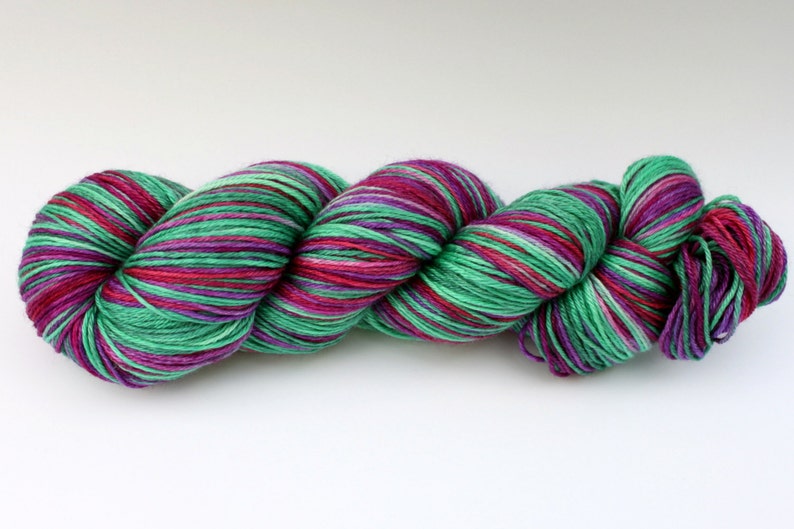 June Birthstone Yarn Kettle Dyed Superwash Merino and Silk Etsy