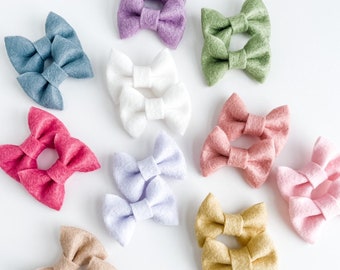 Pigtail Bow Set, Girls Hair Bows, Baby Pigtail Bows, Toddler Hair Clips, Baby Girl Bows, Infant Bow, Piggy Bows, Pigtail Hair Clip, baby Bow