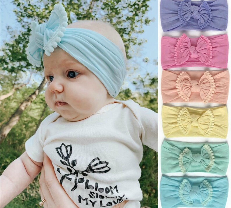 newborn turban bow