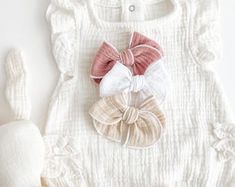 Soft Fable Bow Headbands, Baby Girl Bows, Newborn Headbands, Baby Headbands, Girls Hair Bows, Toddler Hair Clips, Newborn Bows, Soft Bows