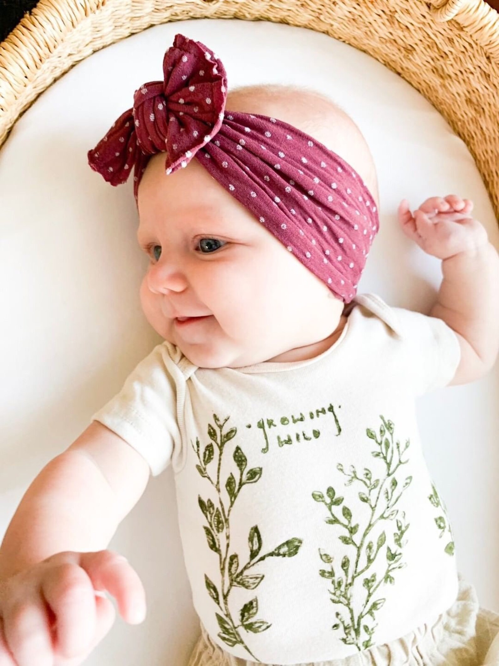 Nylon baby head wrap top knot bow nylon head wrap nylon Etsy