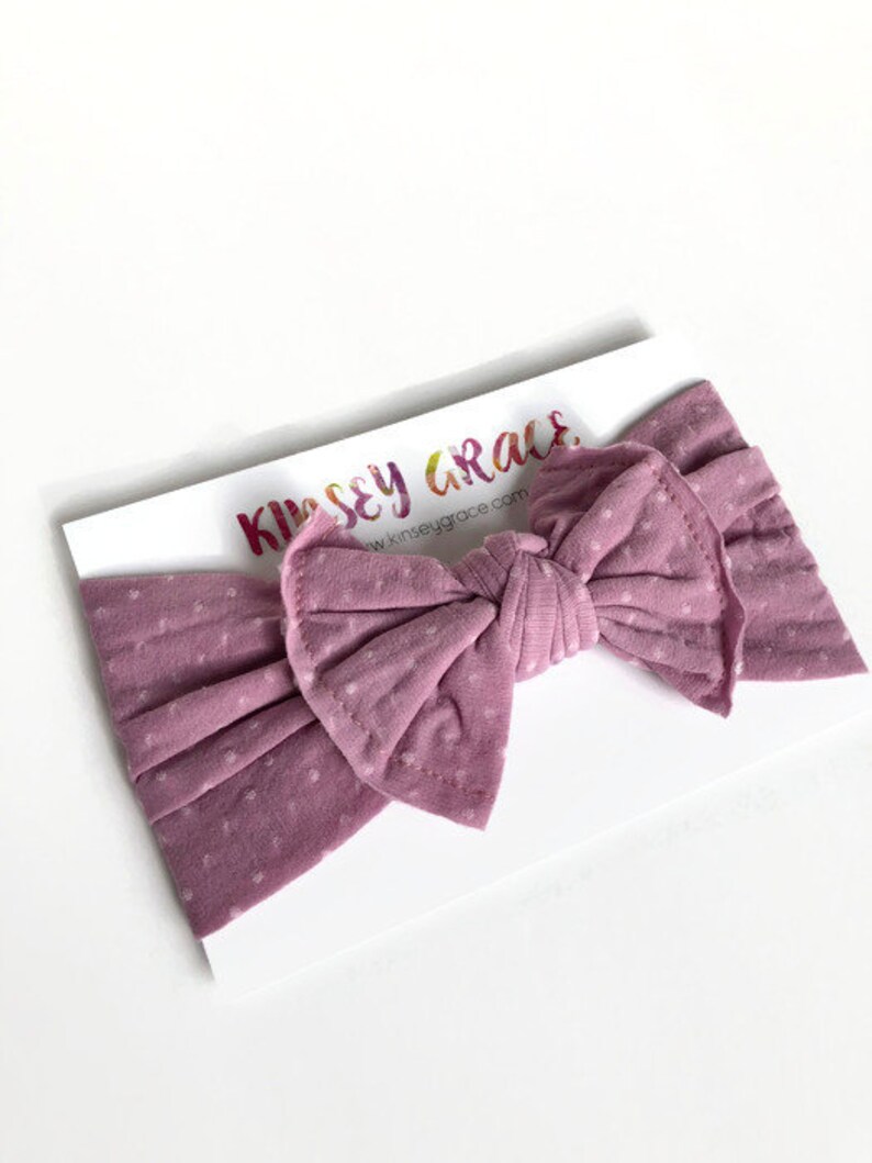 Nylon Baby Headbands classic knot bow baby headband Stretch soft nylon head wraps One size fits all Baby headwrap newborn headbands
