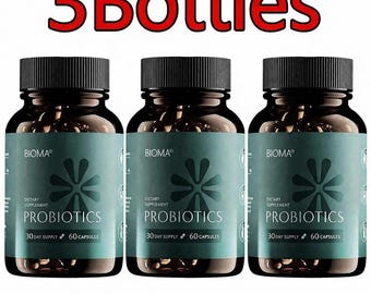 3 PCS Bioma Probiotic Capsules Gut Health Supplement
