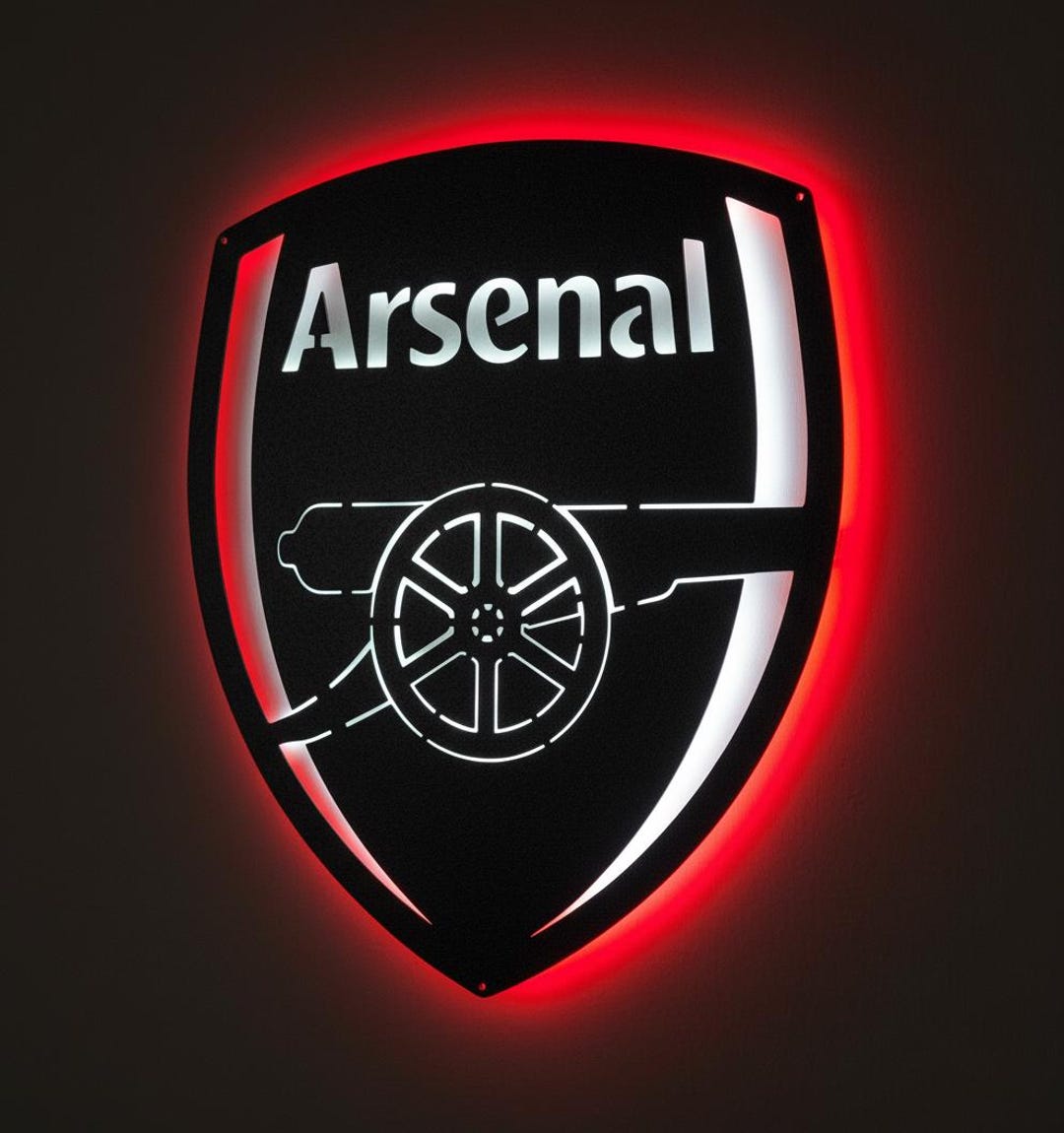 Arsenal Led Arsenal LED Wall Art - Premier League Football Team Logo Sign - Game ...